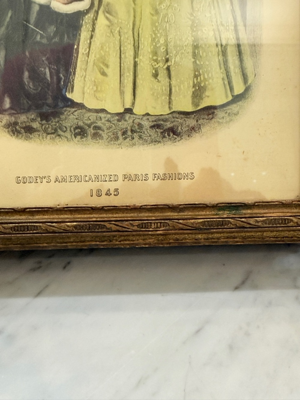 176 Year Old Antique Godey's Jewelry Box From 1845! - Picture 14 of 17